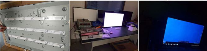 TV strips testing 