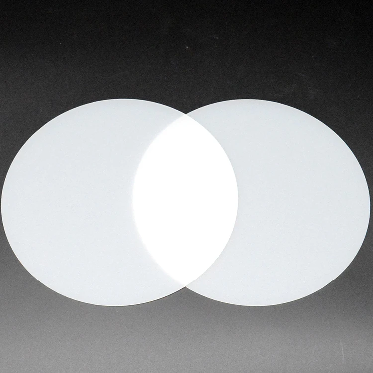 Plastic light diffuser panel