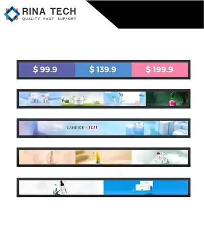 شاشة شريط تمتد LCD