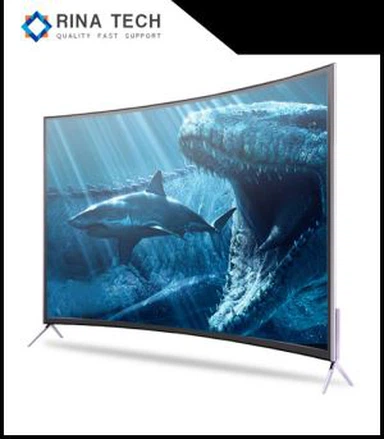55inch 4K منحنى التلفزيون